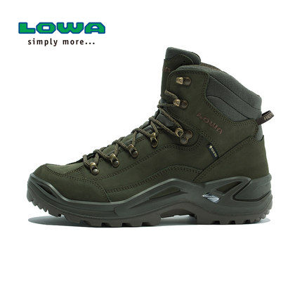 LOWA 男女款RENEGADE GTX中帮防水登山徒步鞋！采用头层牛皮 舒适、透气、高品质！ 80071