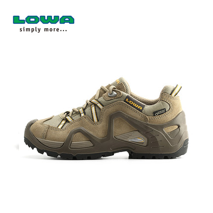 LOWA戶外ZEPHYR GTX女式低幫防水防滑透氣耐磨登山徒步鞋 L320586 卡其色/沙色  80076