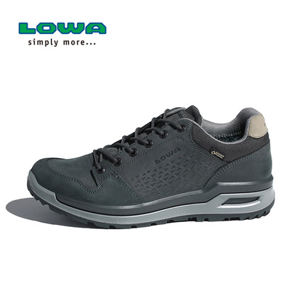 LOWA新品户外LOCARNO GTX男低帮防水耐磨登山徒步休闲鞋 L310812 烟灰色 80093