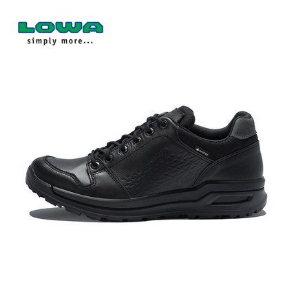 LOWA新品户外LOCARNO GTX男低帮防水耐磨登山徒步休闲鞋 L310812 黑色 80093